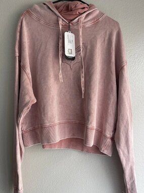 Oklahoma City Thunder Hornets Enzyme Washed womens Sz L pink Sweatshirt NWT